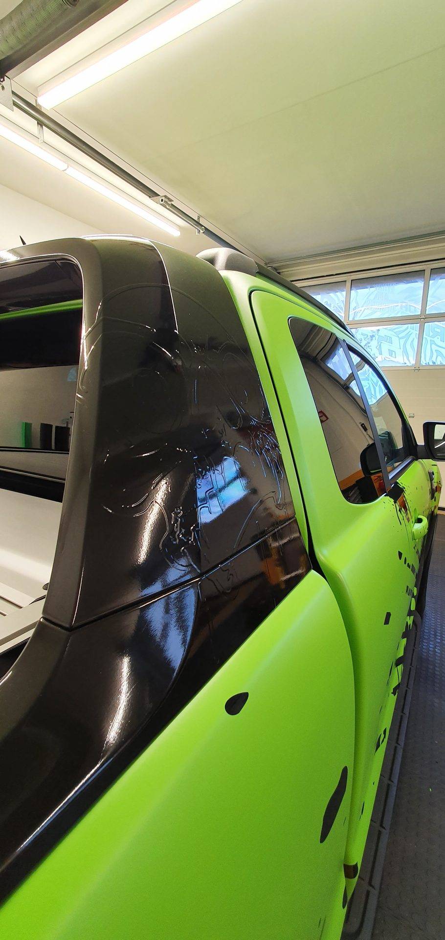 Ford Ranger limegreen matt und Design