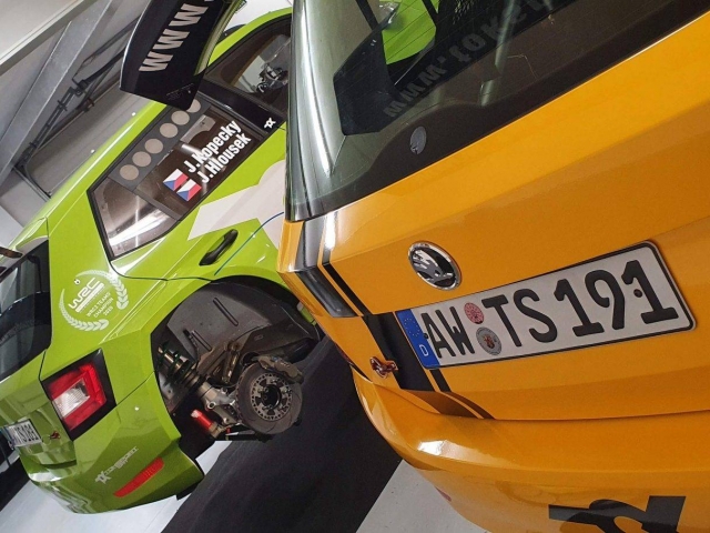 Skoda Fabia WRC TOKSPORT Komplettfolierung mit Decals
