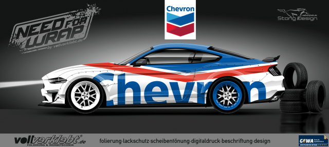 Chevron Mustang